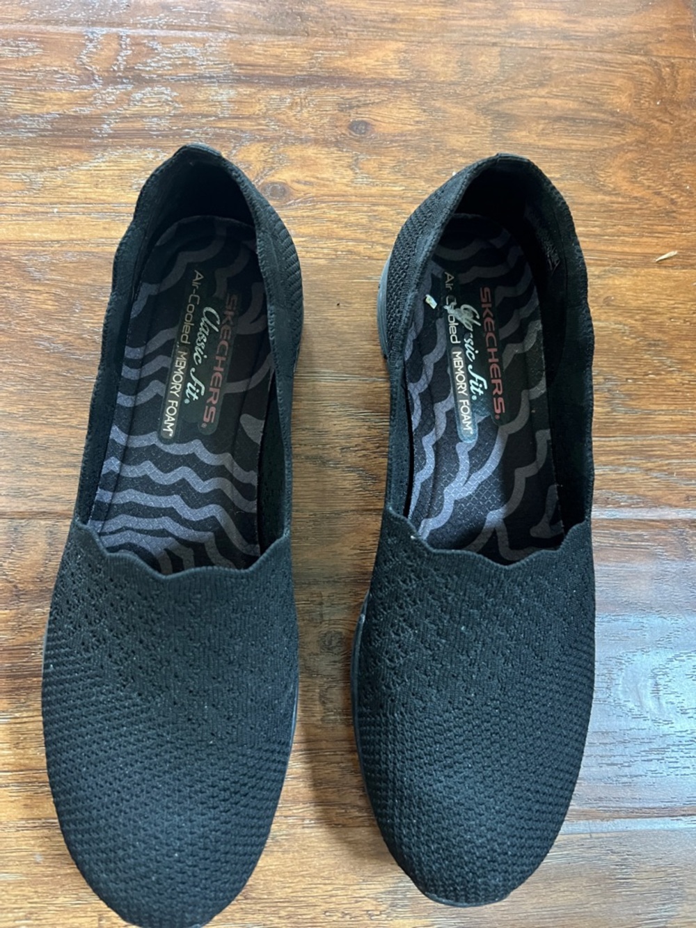 Skechers Black Women's Slip-On Flats